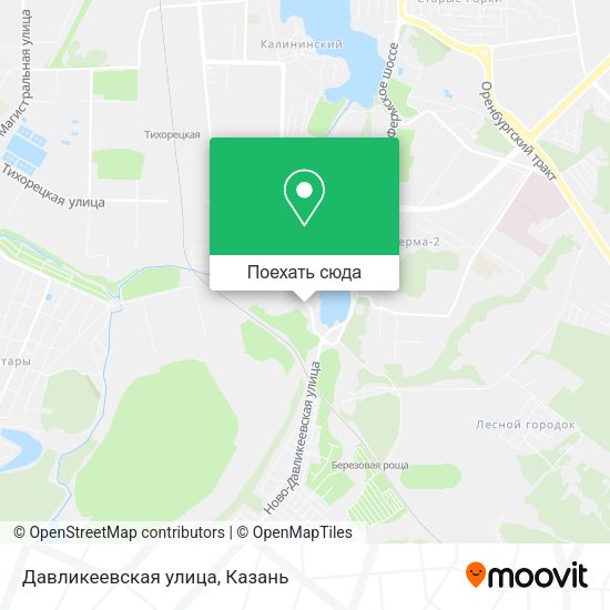 Карта Давликеевская улица