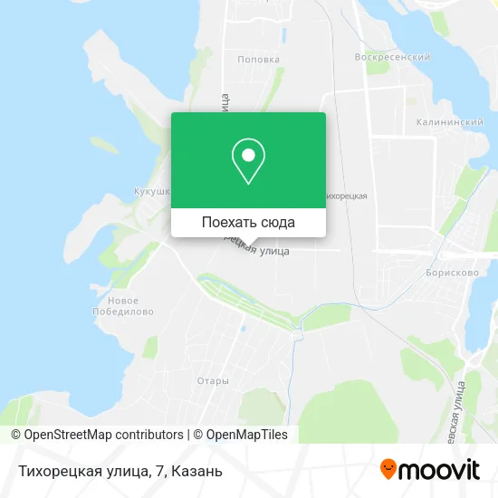 Карта Тихорецкая улица, 7