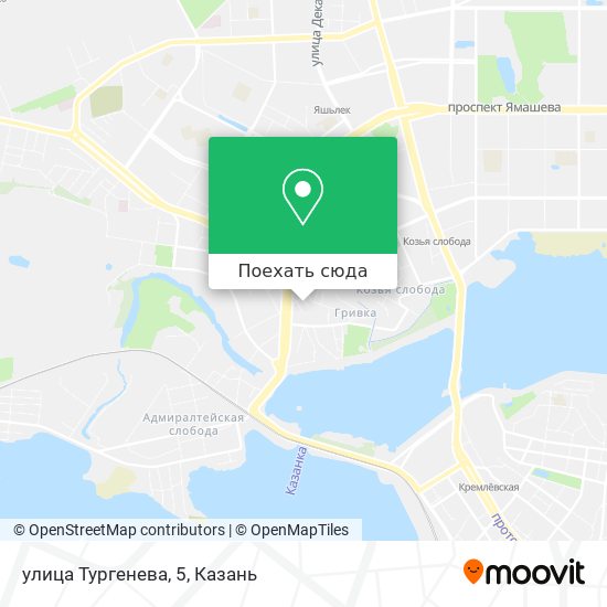 Карта улица Тургенева, 5
