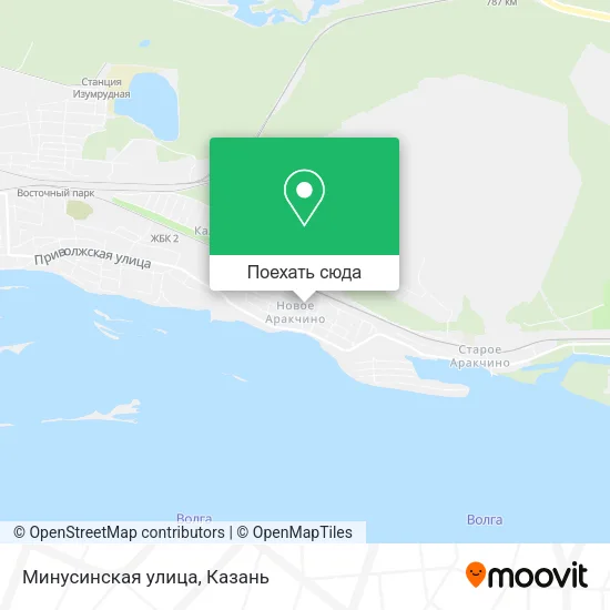 Карта Минусинская улица