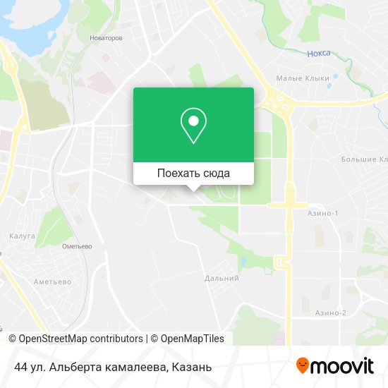 Карта 44 ул. Альберта камалеева