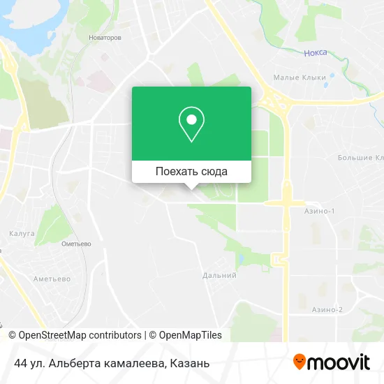 Карта 44 ул. Альберта камалеева