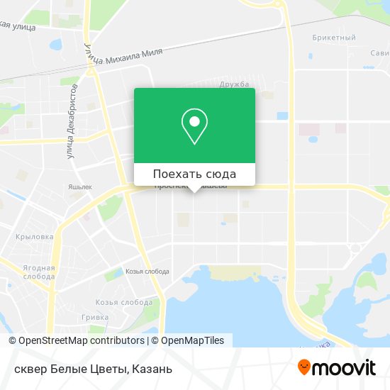 Карта cквер Белые Цветы