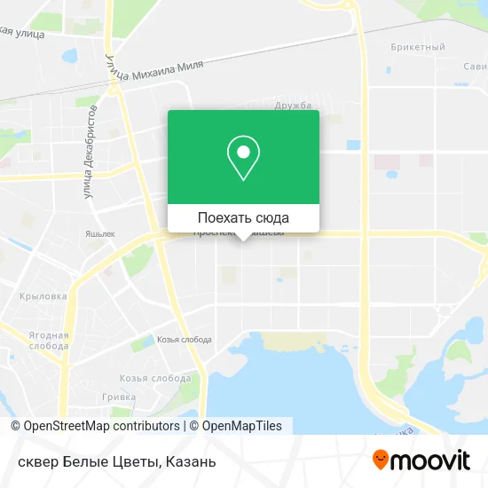 Карта cквер Белые Цветы