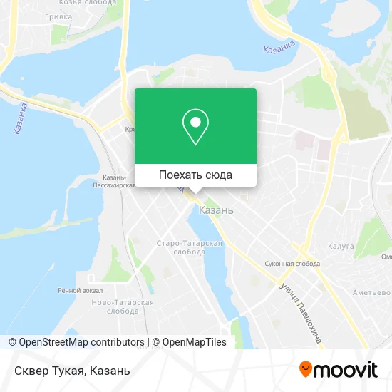 Карта Сквер Тукая