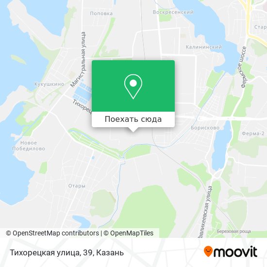 Карта Тихорецкая улица, 39