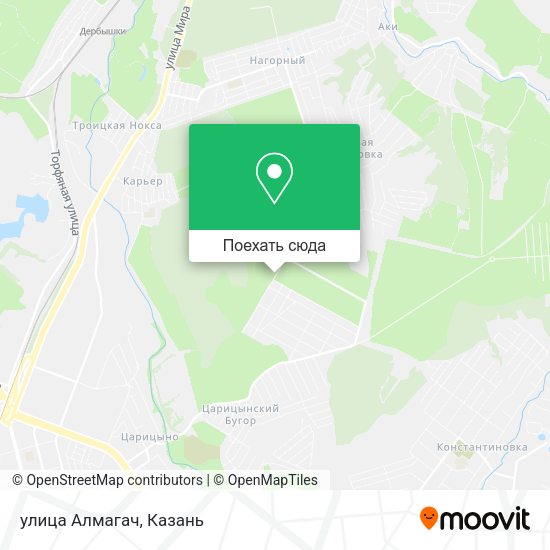 Карта улица Алмагач