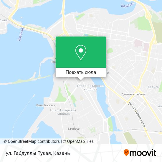 Карта ул. Габдуллы Тукая