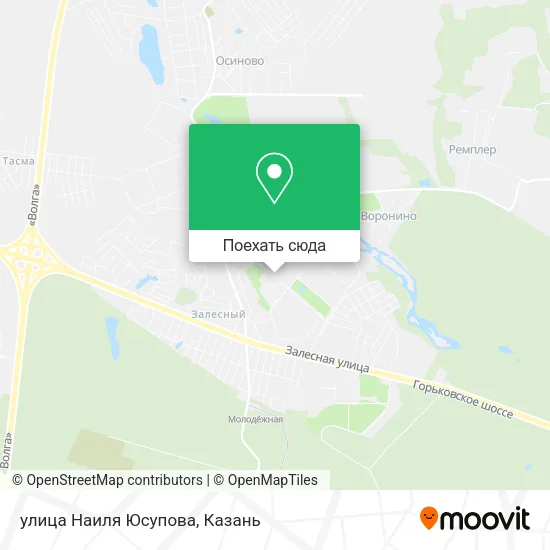 Карта улица Наиля Юсупова