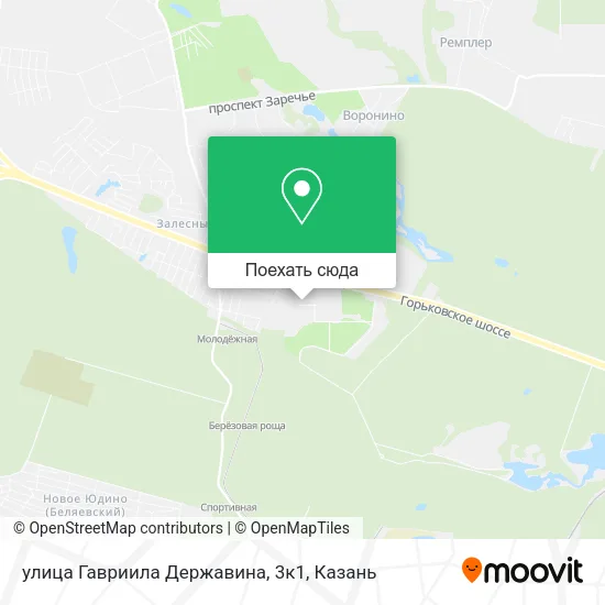 Карта улица Гавриила Державина, 3к1