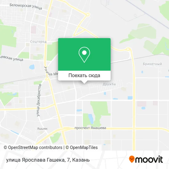 Карта улица Ярослава Гашека, 7