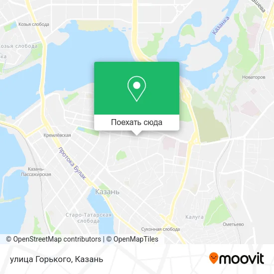 Карта улица Горького