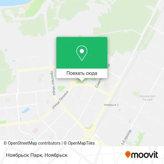 Карта Ноябрьск Парк