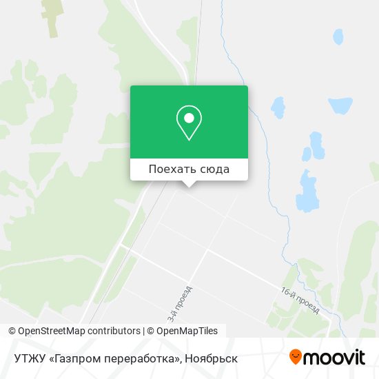 Карта УТЖУ «Газпром переработка»