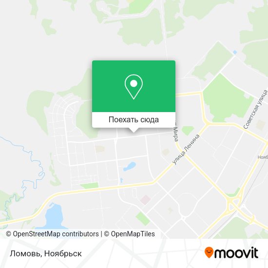 Карта Ломовь