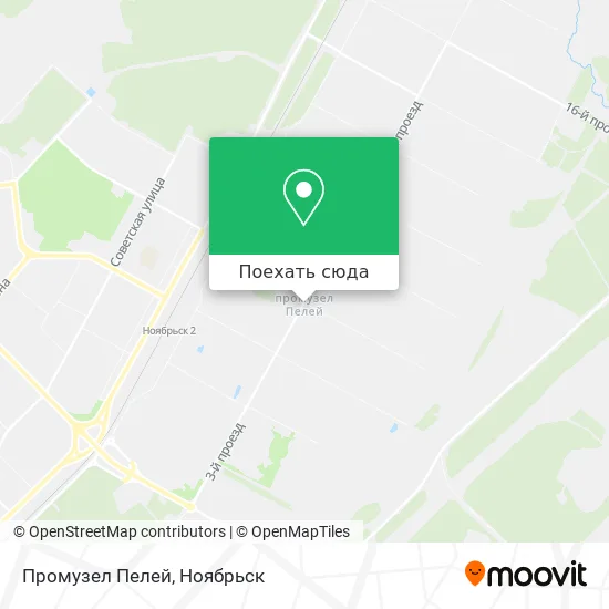Карта Промузел Пелей