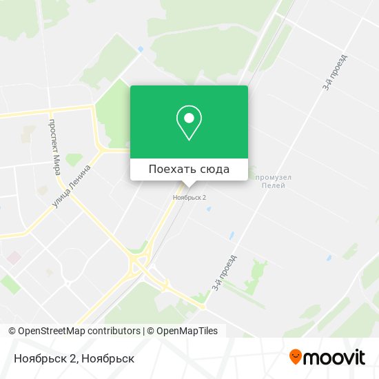 Карта Ноябрьск 2