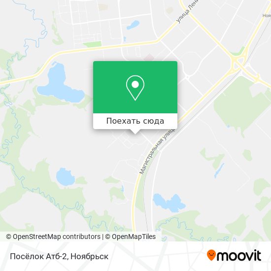 Карта Посёлок Атб-2