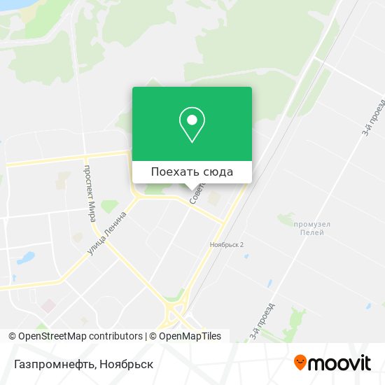 Карта Газпромнефть
