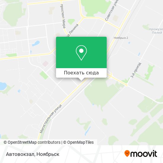 Карта Автовокзал