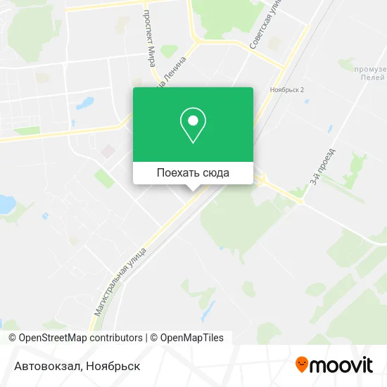 Карта Автовокзал