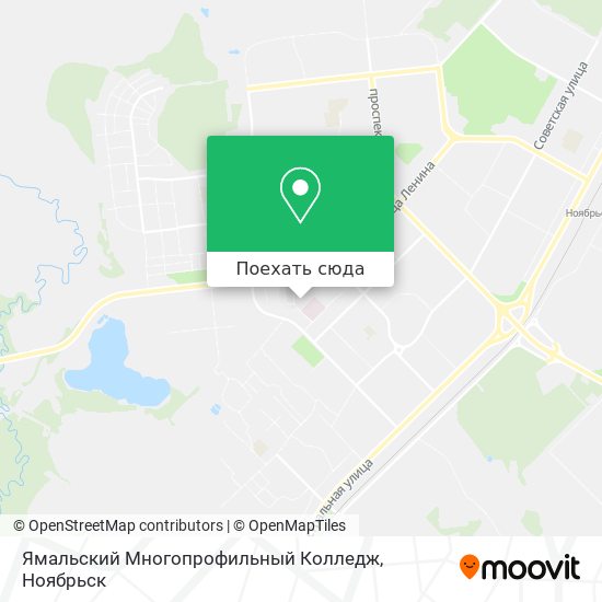 Карта Ямальский Многопрофильный Колледж