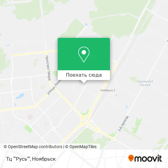 Карта Тц ""Русь""