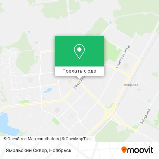 Карта Ямальский Сквер