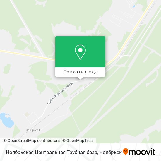 Карта Ноябрьская Центральная Трубная база