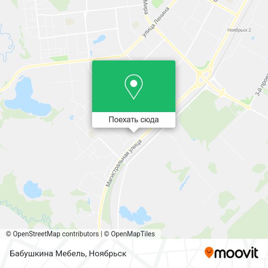 Карта Бабушкина Мебель