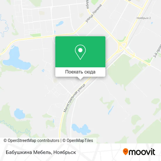 Карта Бабушкина Мебель
