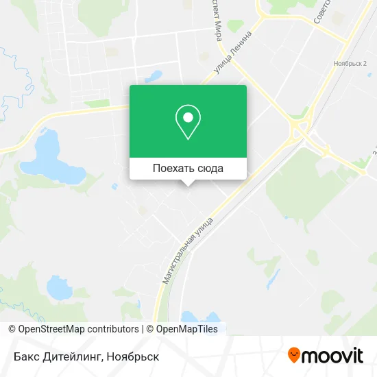 Карта Бакс Дитейлинг
