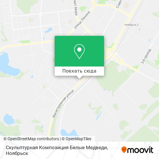 Карта Скульптурная Композиция Белые Медведи