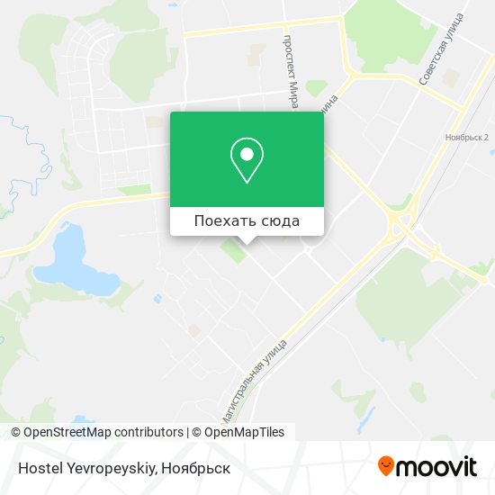 Карта Hostel Yevropeyskiy