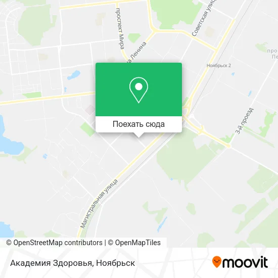 Карта Академия Здоровья
