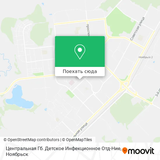 Карта Центральная Гб. Детское Инфекционное Отд-Ние