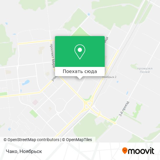 Карта Чако