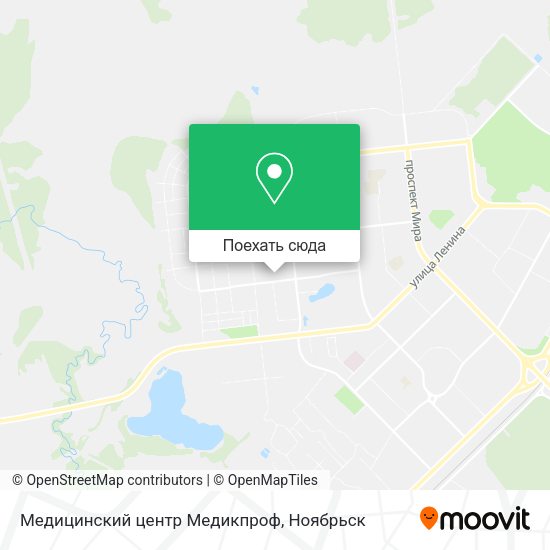 Карта Медицинский центр Медикпроф