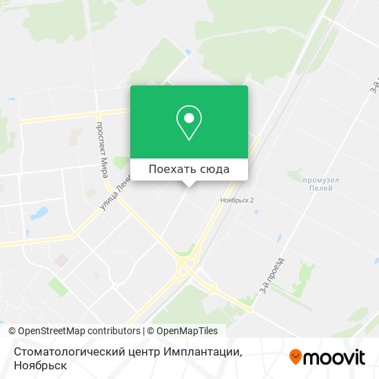 Карта Стоматологический центр Имплантации