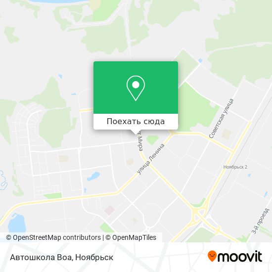 Карта Автошкола Воа