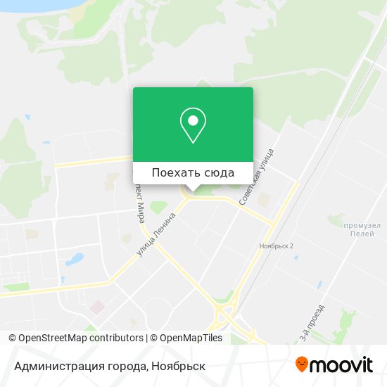 Карта Администрация города