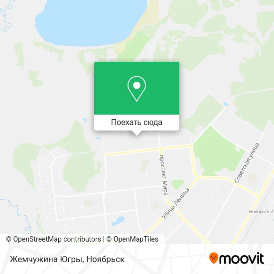 Карта Жемчужина Югры