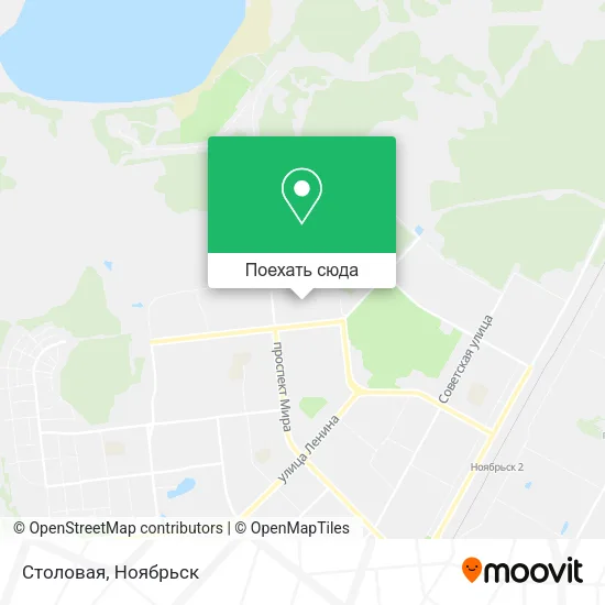 Карта Столовая