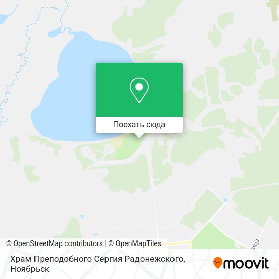 Карта Храм Преподобного Сергия Радонежского