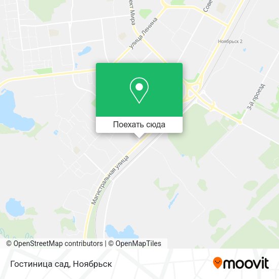 Карта Гостиница сад