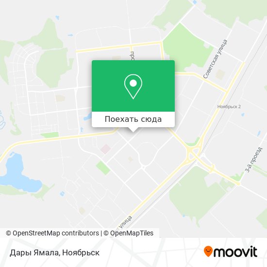 Карта Дары Ямала