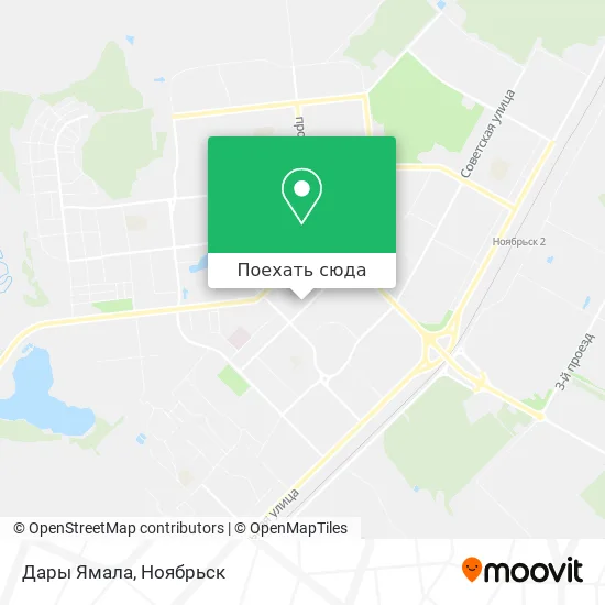 Карта Дары Ямала