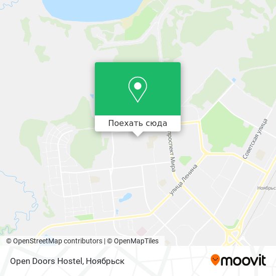Карта Open Doors Hostel
