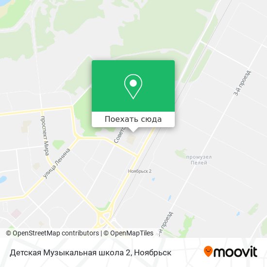 Карта Детская Музыкальная школа 2