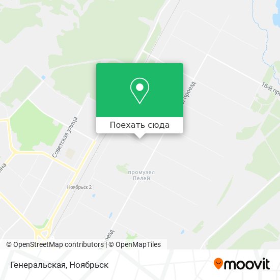 Карта Генеральская